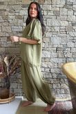 Randles Puff Sleeve Blouse Olive